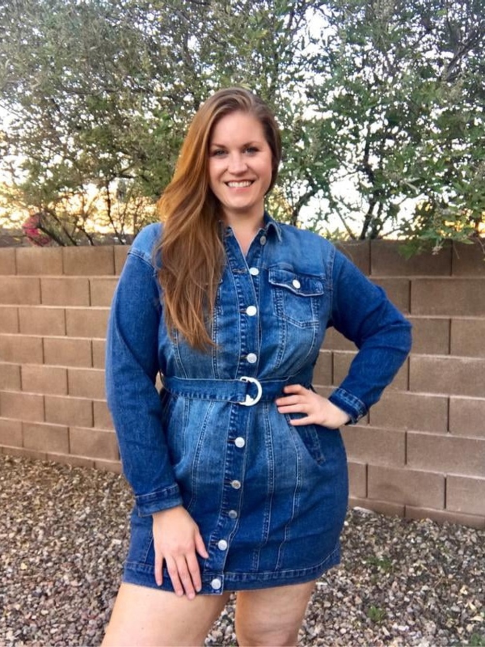 Eloquii elements denim dress size 16